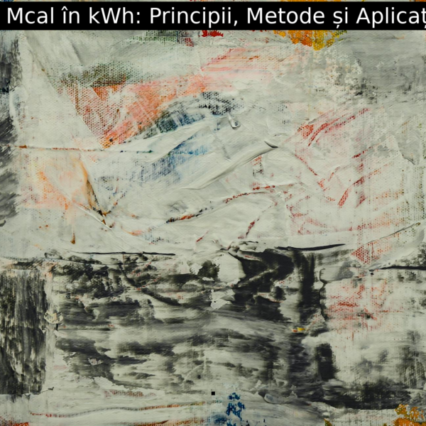 Conversia Mcal în kWh: Principii, Metode și Aplicații Practice