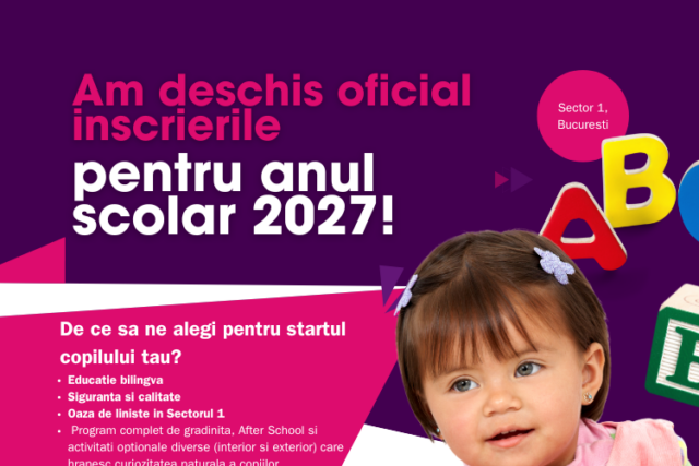 Mai e mult pana in 2027? De ce „acum” este momentul perfect sa alegi gradinita potrivita pentru copilul tau