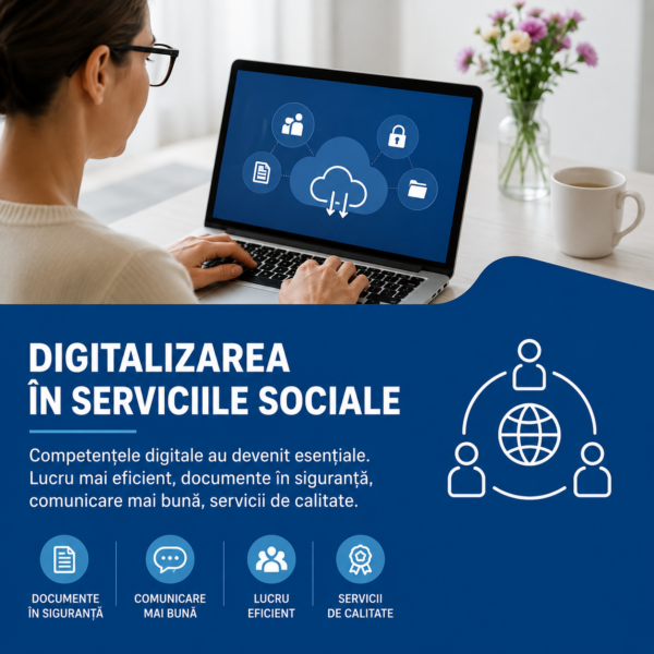 Digitalizarea în serviciile sociale: de ce competențele digitale au devenit esențiale